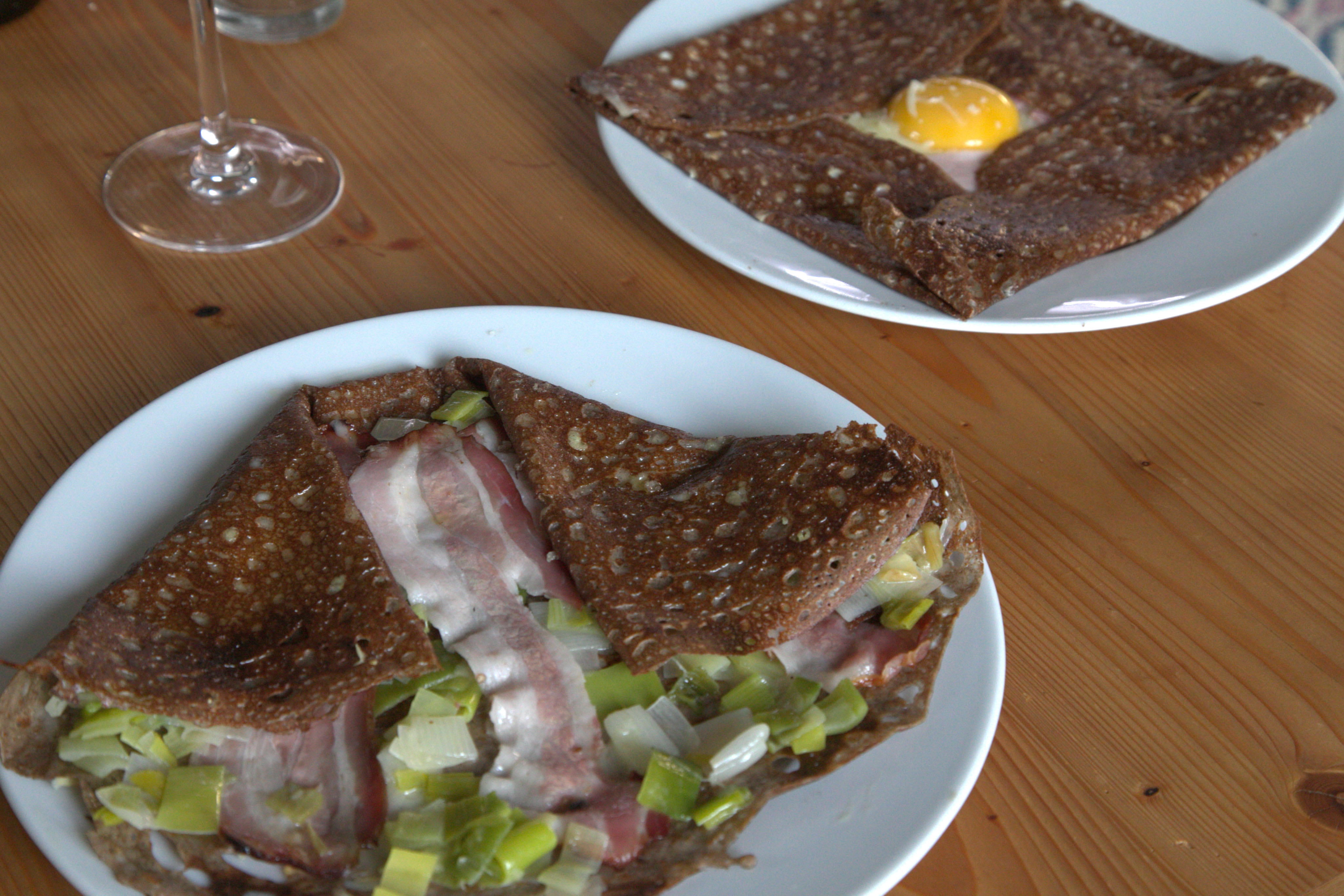 Crêpes de blé noir paysanne et complète